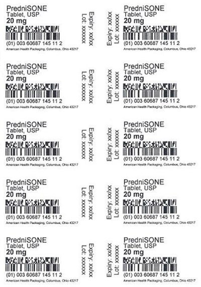 20 mg Prednisone Tablet Blister